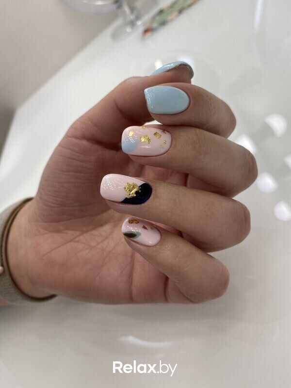 фольгирование в маникюре