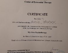 null Кабинет психолога Андрея Бобрика, Сертификаты - фото 4