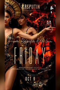 Friday at Rasputin nightclub and karaoke